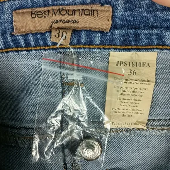 Best Mountain Denim Skirt Women Size L Blue Button Front Western Cowgirl Ranch - Picture 2 of 9